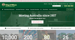 Desktop Screenshot of kingandwilson.com.au