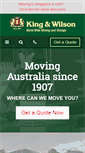 Mobile Screenshot of kingandwilson.com.au